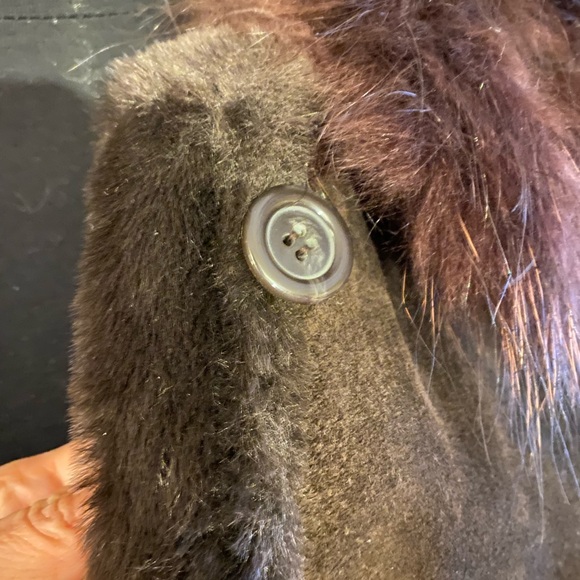 Marvin Richards Dark brown long coat Sz M - Picture 15 of 16